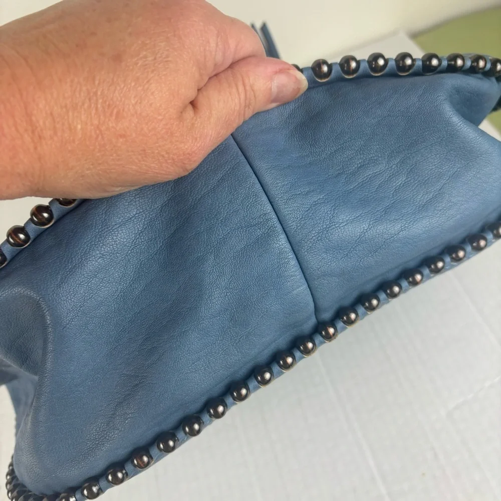 Jessica Simpson Camile Studded Hobo bag in blue